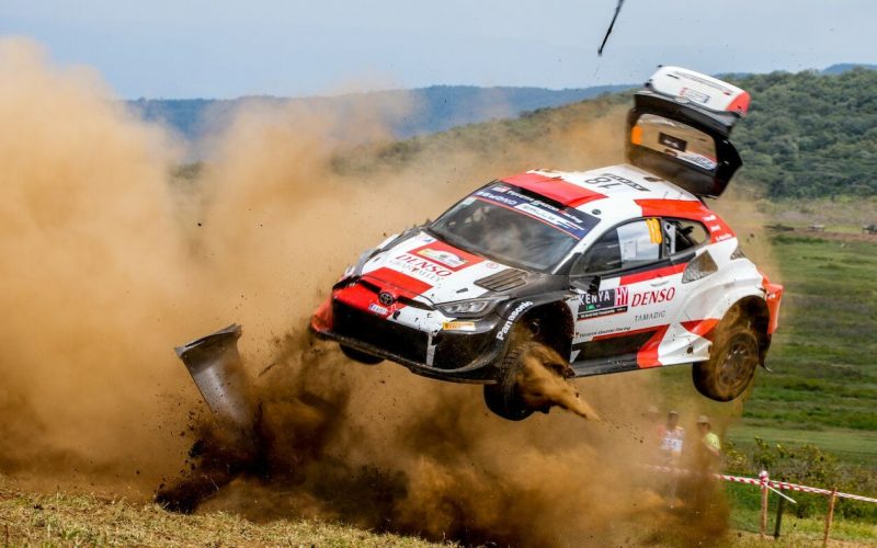 Rally driver Takamoto Katsuta in action. PHOTO/World Rally Championship.