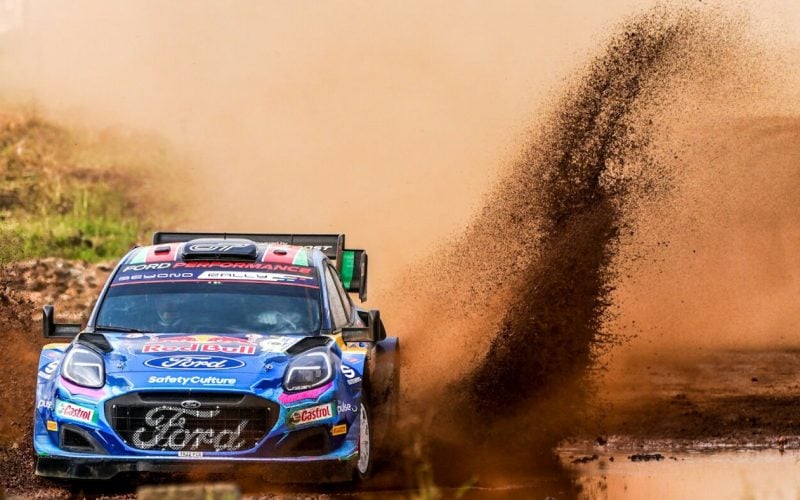 World Rally driver Ott Tänak in action. PHOTO/World Rally Championship.