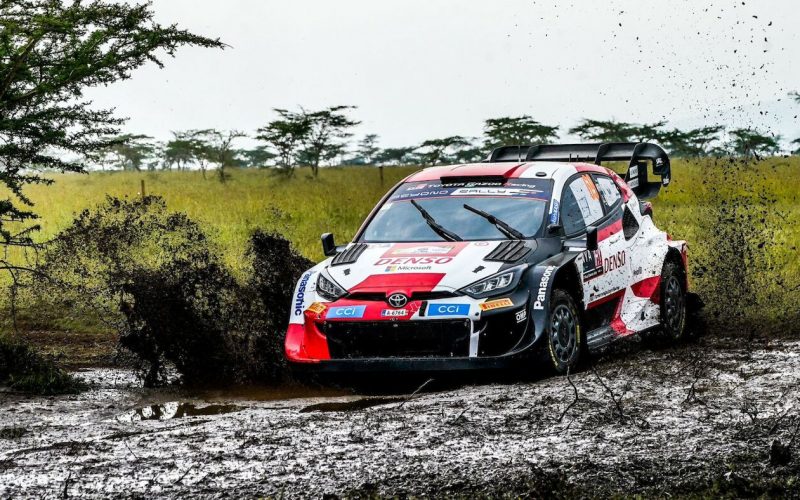 Kalle Rovanperä in World Rally Championship action in Naivasha. PHOTO/World Rally Championship.