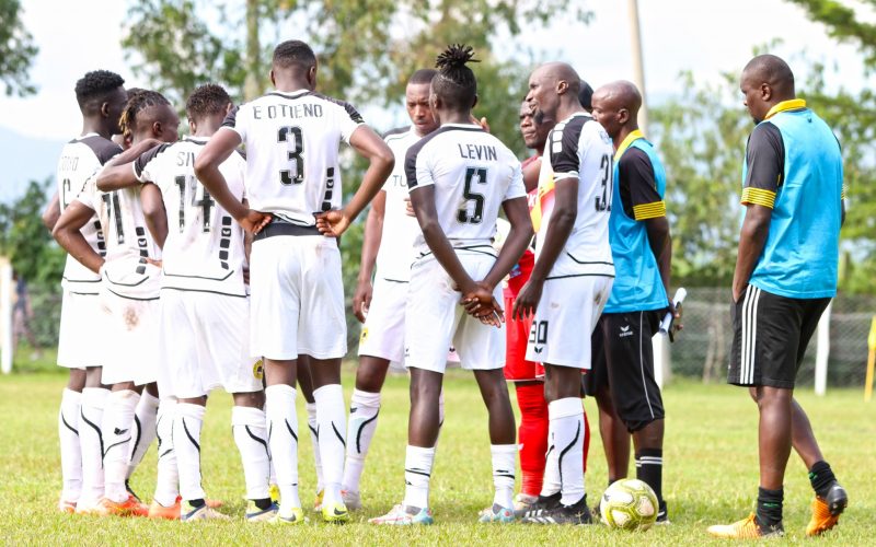 Tusker players in training. PHOTO/Tusker/Facebook.