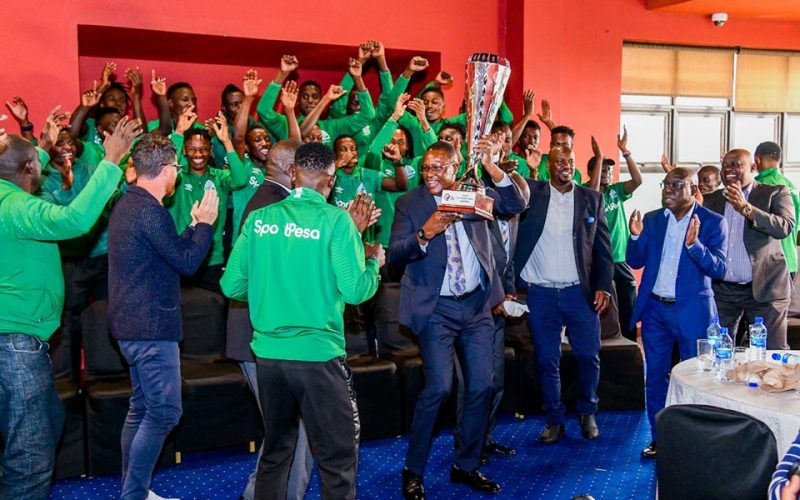ICT CS Eliud Owalo and Gor Mahia. PHOTO/Eliud Owalo/Facebook.