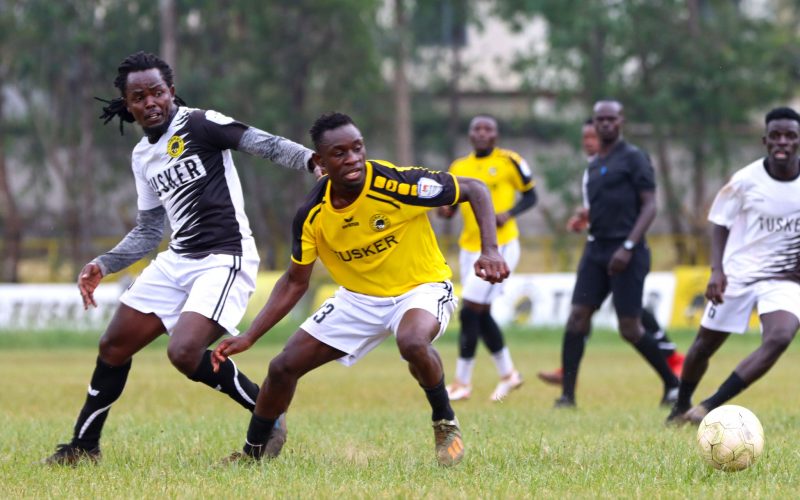 Tusker FC in training in preparation for final FKF PL date. PHOTO/Tusker FC/ Facebook