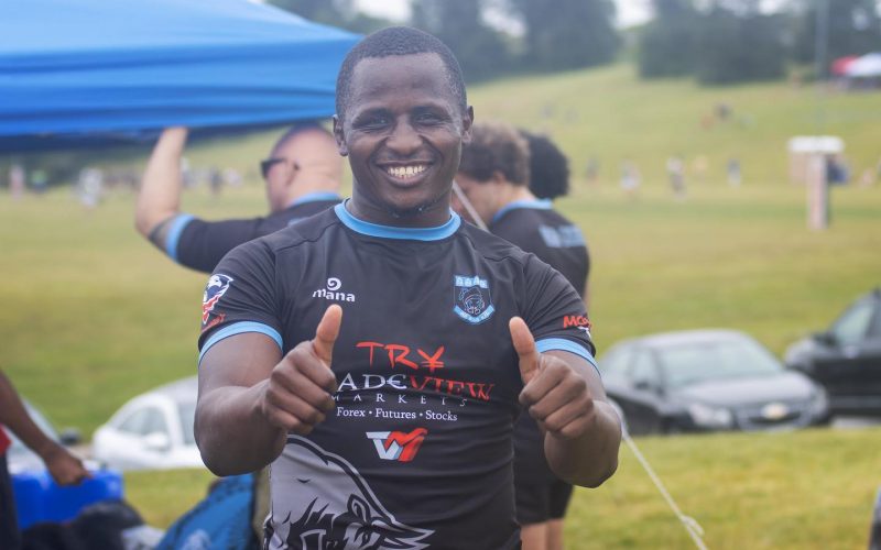 Timothy Mmasi at Old Blue Rugby Club. PHOTO/Old Blue/Facebook.