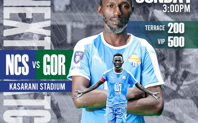 City Stars vs Gor Mahia poster. PHOTO/City Stars