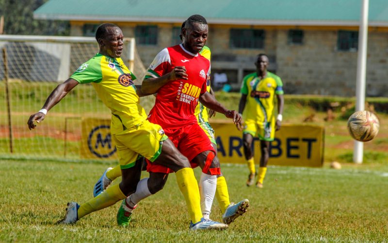 A match between Kakamega Homeboyz and Bidco United. PHOTO/Kakamega Homeboyz/Facebook.