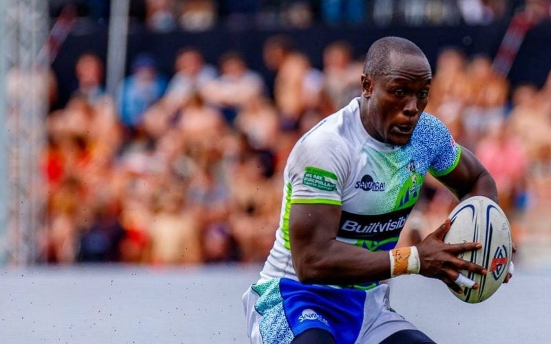 Former Kenya U20 star Felix Ayange in action for Samurai. PHOTO/Felix Ayange/Facebook
