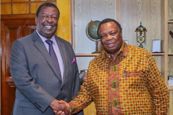 Atwoli meets Mudavadi to discuss elusive Luhya political unity