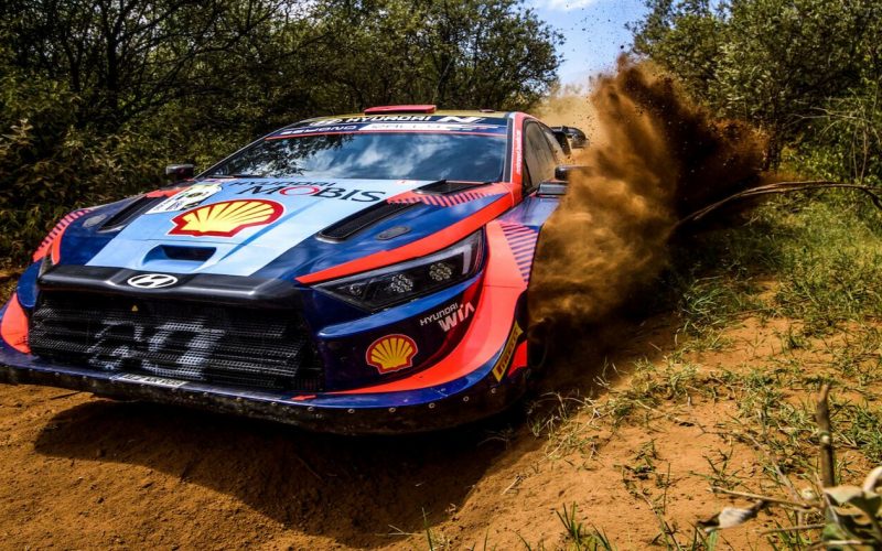 Dani Sordo in Safari Rally action in Naivasha. PHOTO/World Rally Championship.
