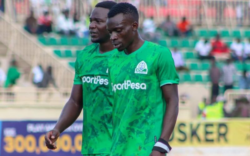 Gor Mahia captain Philemon Otieno in past clash. PHOTO/Gor Mahia/Facebook.