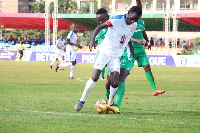 Anthony Kimani in action for Nairobi City Stars. PHOTO/Nairobi City Stars.