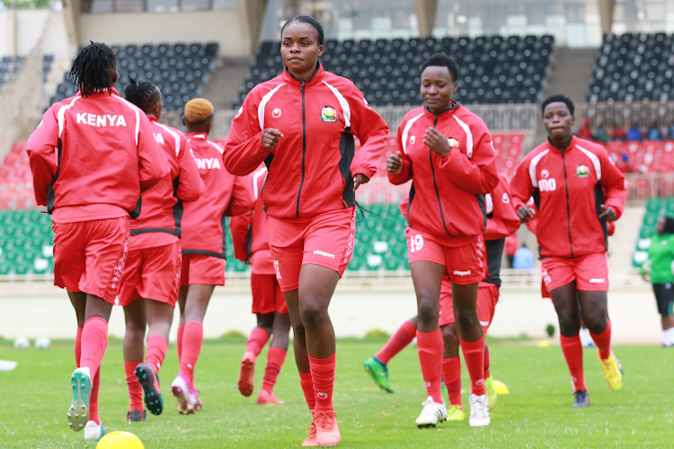 Harambee Starlets players training. PHOTO/The Star.