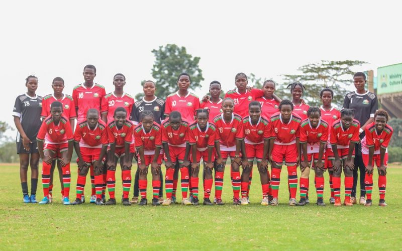 Junior Starlets line-up. PHOTO /FKF 