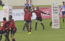 Kenya U20 squad celebrate against former african Champions Namibia. PHOTO/screengrab/ YouTube.