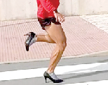 Man breaks 100 metre sprint record wearing high heels