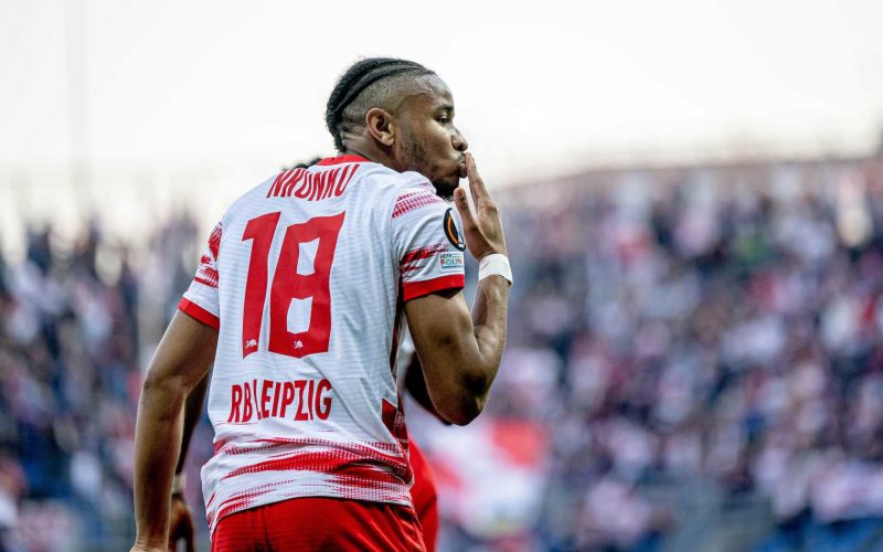 Christopher Nkunku in a past RB. He has joined Chelsea/PHOTO/Sky Sports.