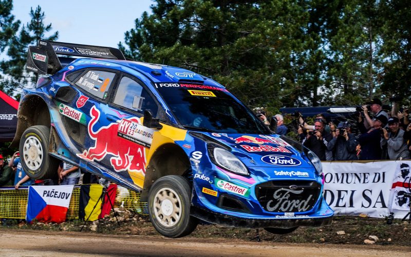 2019 World Rally Championship series winner in action. /(@OttTanak)/Ott Tanak/Twitter.