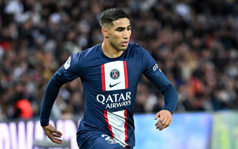 Achraf Hakimi of PSG. PHOTO/CNN