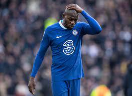 Kalidou Koulibaly reacts in a past Chelsea match. PHOTO/BBC