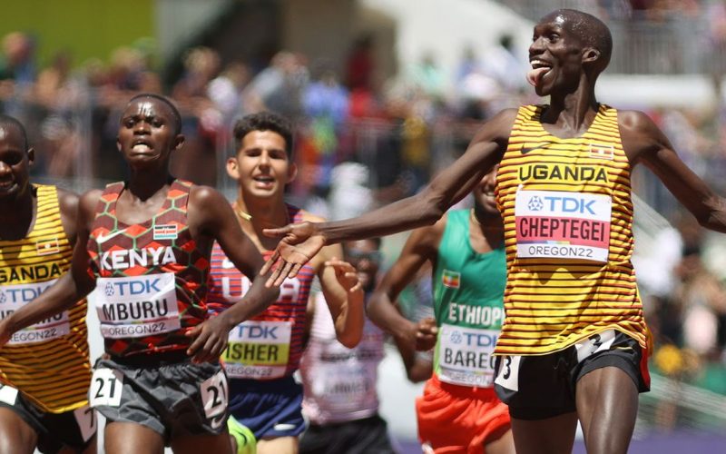 Uganda marathon superstar Joshua Cheptegei. PHOTO/World Athletics.