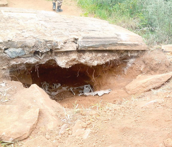 Vandals dig up grave of pioneer British settler