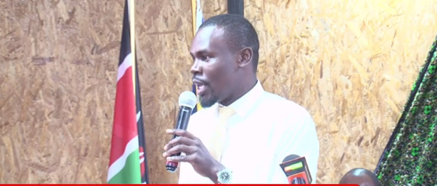 MP Sylvanus Osoro addressing Shabana during the Luncheon. PHOTO/Screengrab