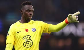Edouard Mendy in a past action. PHOTO/ CHelsea/