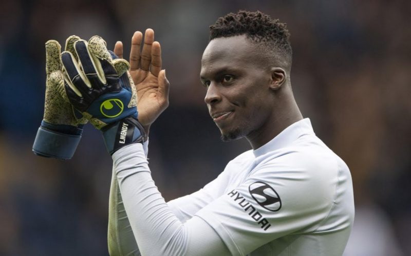 Edouard Mendy in a past action. PHOTO/ CHelsea/