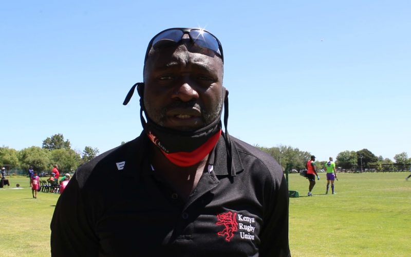 Paul Odera in a past Kenya Simbas match. PHOTO/Screengrab/Youtube