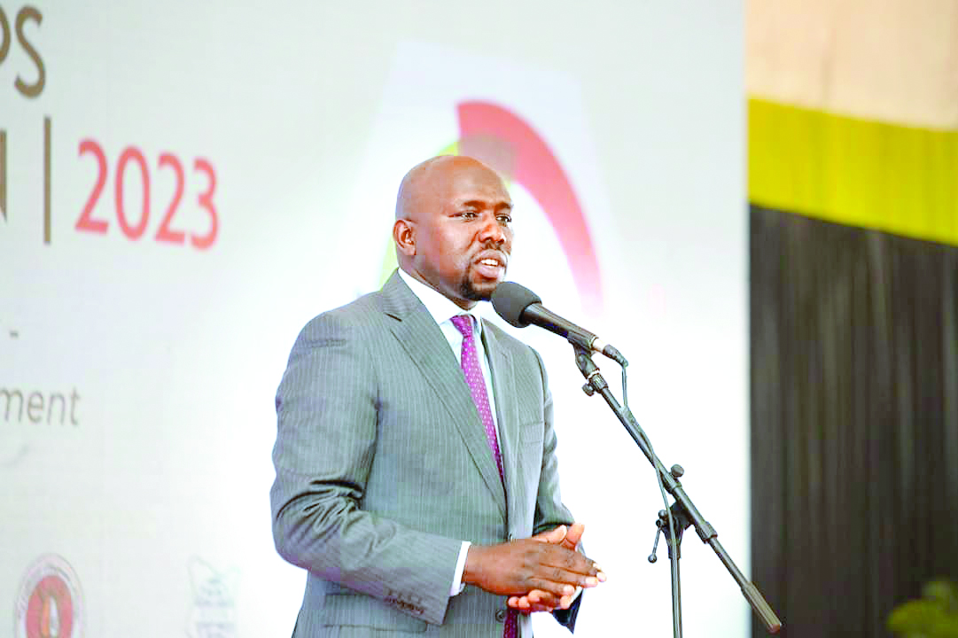 Kipchumba Murkomen in a past function in Naivasha. PHOTO/Raphael Munge