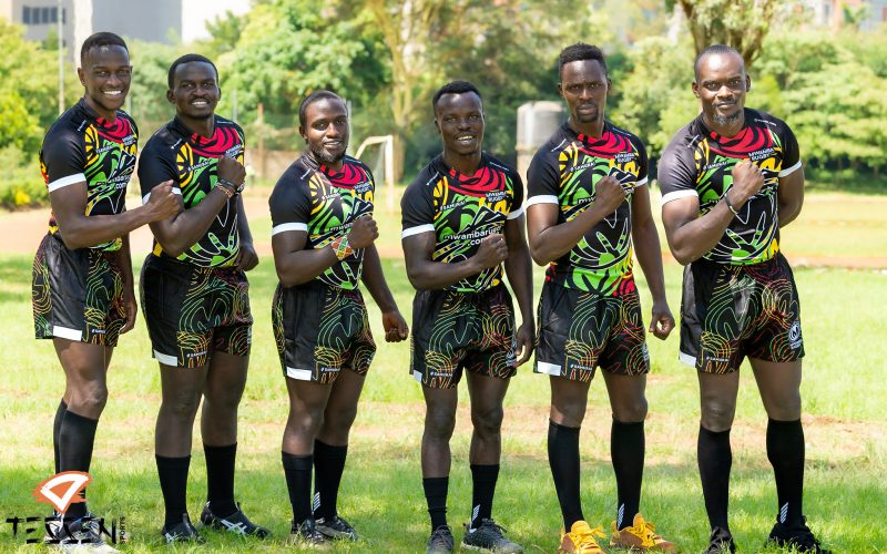 Mwamba Rugby Football Club new kits. PHOTO/Mwamba RFC.
