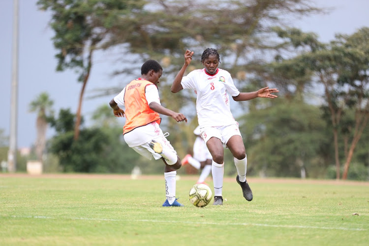 Harambee Starlets players training. PHOTO/The Star.