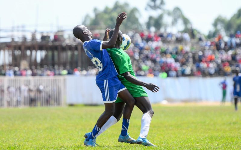 Kakamega School in action against Musingu in a past of KSSSA qualification match. PHOTO/Green Comandos/Facebook.