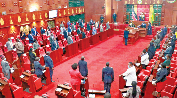 Nairobi county Assembly during a past session . PHOTO/David Ndolo