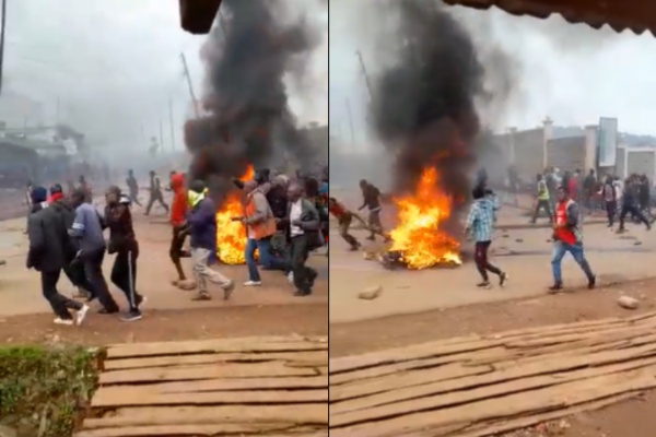 Police lob teargas to disperse protesters as Azimio demos kick off in several towns