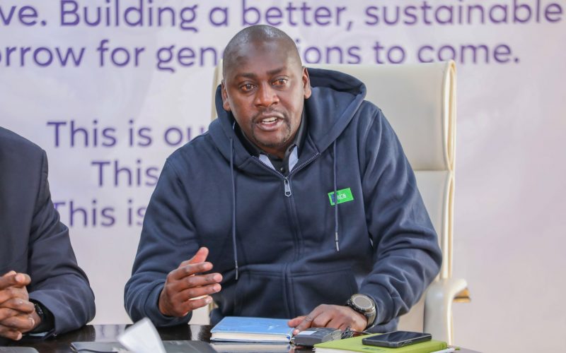 Bernard Mwalala speaks  after being appointed as KCB head Coach. PHOTO/KCB FC
