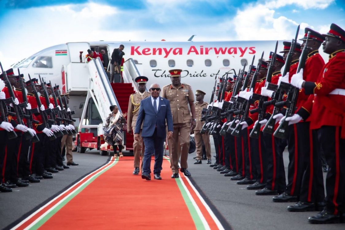 African heads of state arrive in Kenya for key meeting