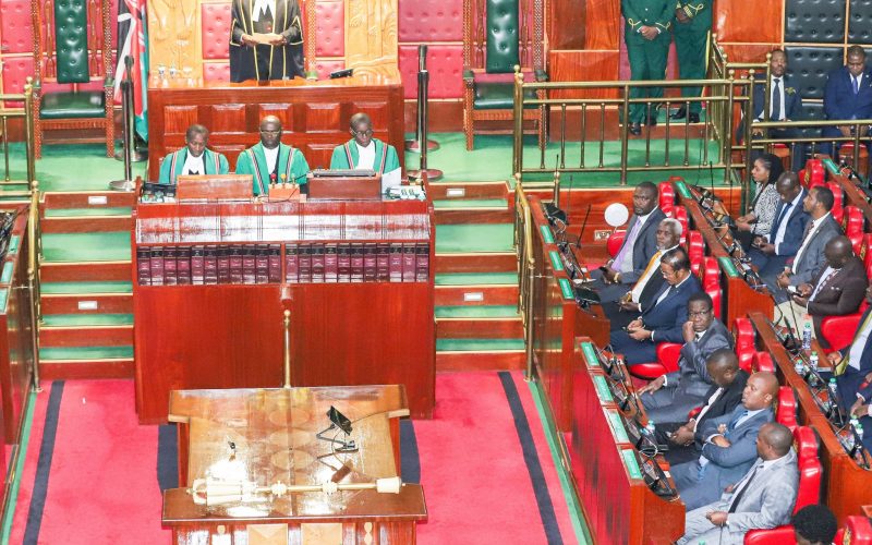 National Assembly Speaker Moses Wetangula. PHOTO/(@NAssemblyKE)/National Assembly/Twitter.


