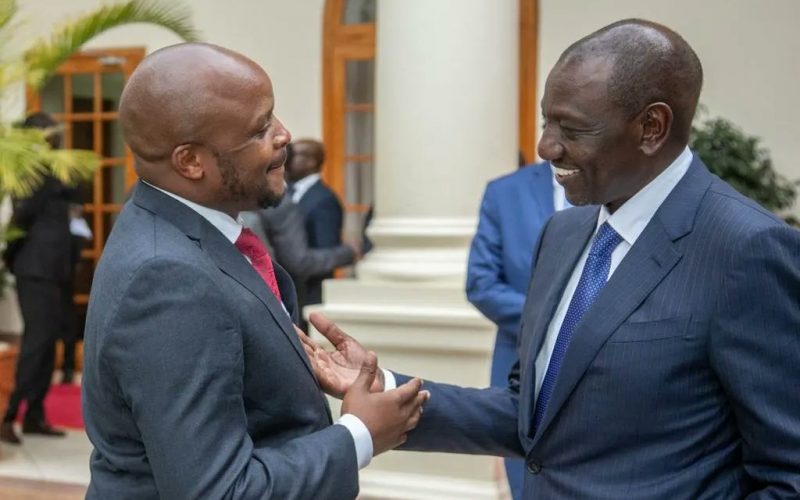 Jalang'o with President William Ruto