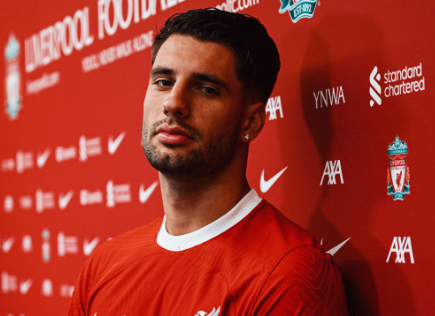 Dominik Szoboszlai. PHOTO/(@LFC)/Liverpool/Twitter.