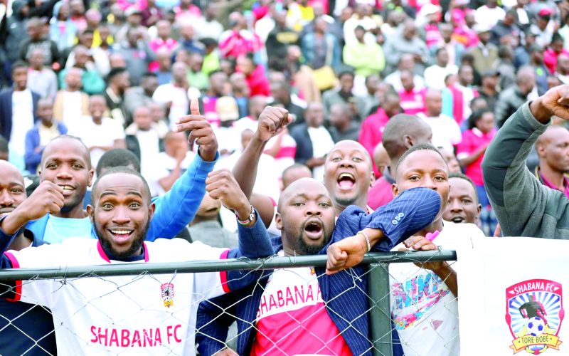 Shabana FC fans enjoying one of their matches. PHOTO/COURTESY