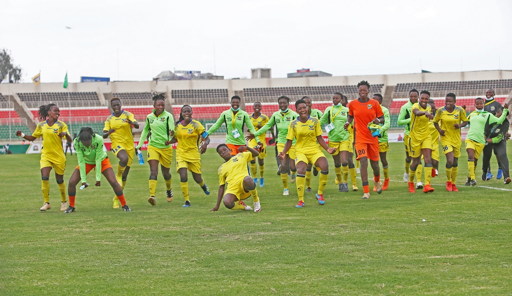 Vihiga Granites celebrate in a past match. PHOTO/FKF