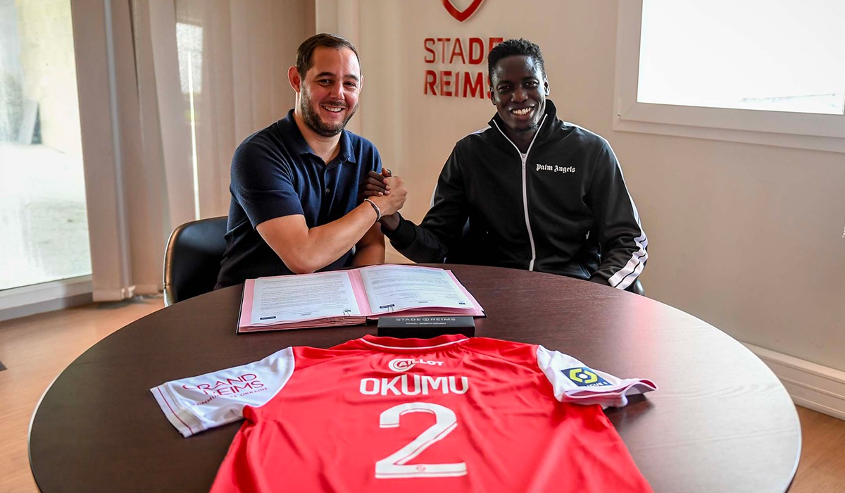 Harambee Stars defender Joseph Okumu welcomed at Reims with guard of honour