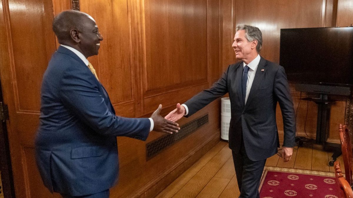 President Ruto holds talks with US Secretary of State Antony Blinken