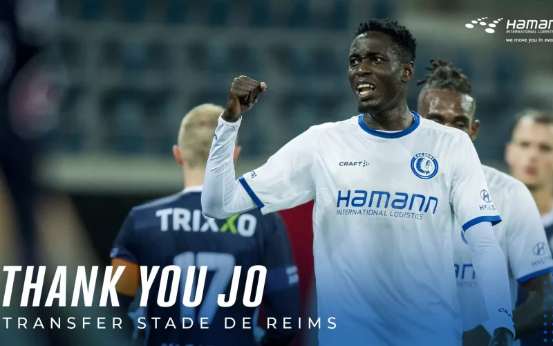 KAA Gent thank Okumu. PHOTO/KAA Gent