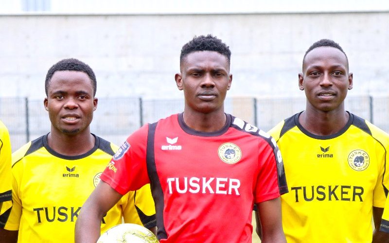 Tusker FC new signings. PHOTO/ Tusker/Facebook.