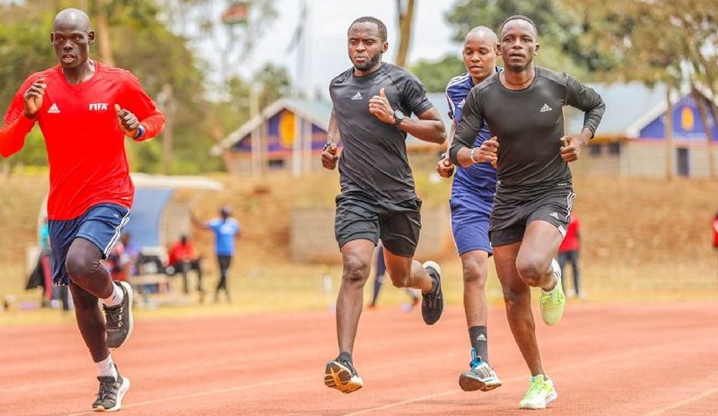 FKF Premier League and Women’s Premier League officials undergo PET training at Kasarani. PHOTO/Football Kenya Federation