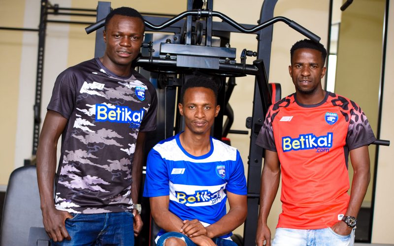 AFC Leopards players in their new kits. PHOTO/AFC Leopards