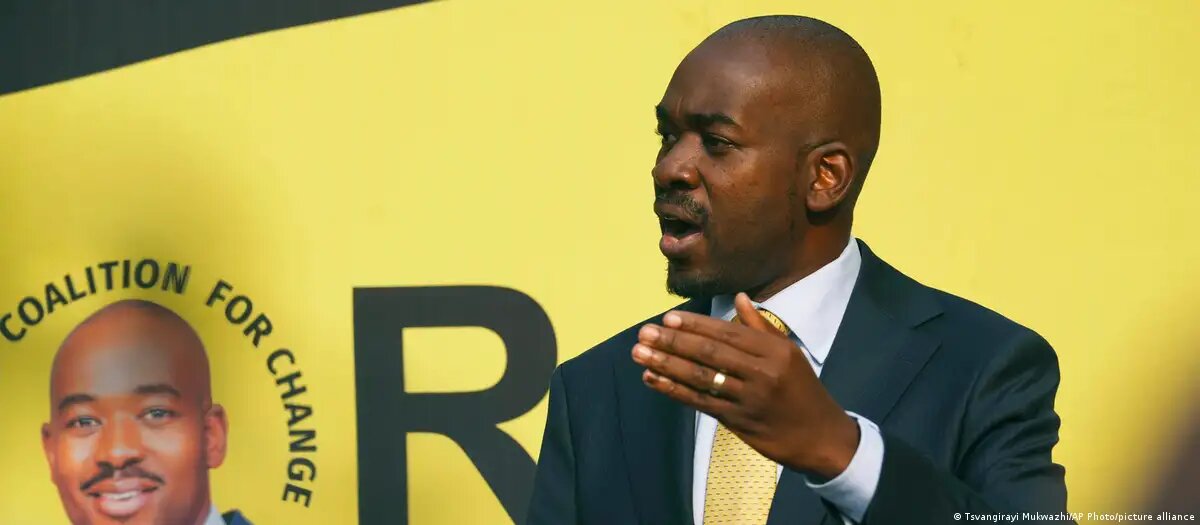 Zimbabwe’s opposition leader claims victory after disputing election