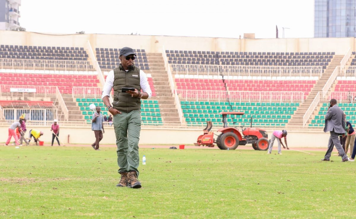 Namwamba addresses stadium concerns for Harambee Stars, Starlets as Nyayo, Kasarani undergo renovation