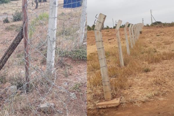 Alarm as vandals destroy SGR fence in Kajiado East